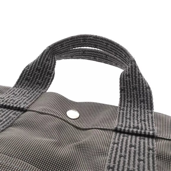 HERMES MM tote bag Her Line Grey unisex - Picture 8 of 12